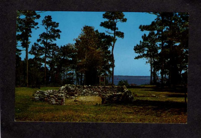 NC Old Brunswick Town Park nr Wilmington and Southport North Carolina Postcard