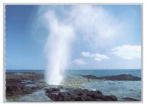 Postcard Spouting Horn Island Of Kauai Hawaii Continental View