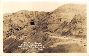 Upper Tunnel Badlands National Park, real photo Badlands SD 