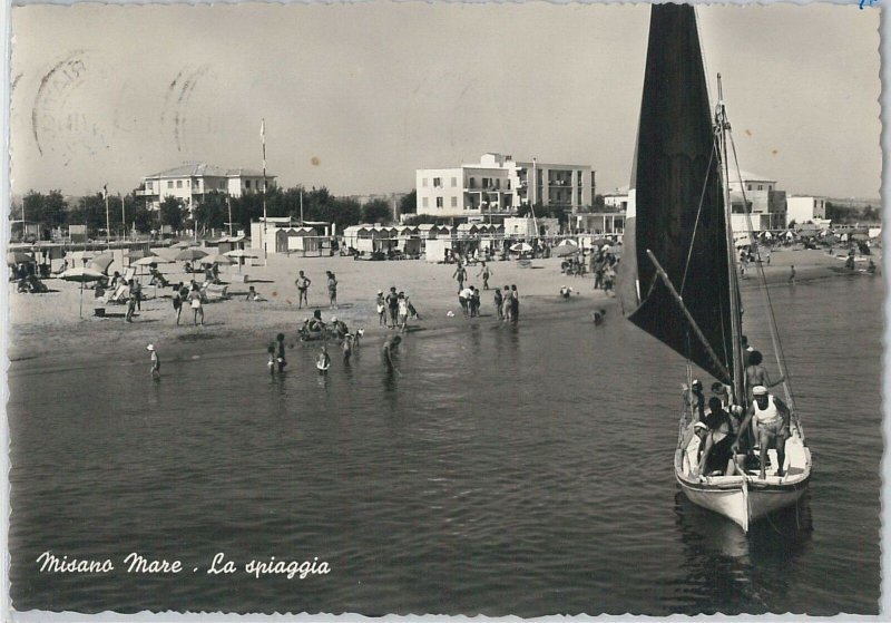 Vintage POSTCARD - RIMINI province: Misano 1959-