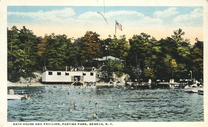 Bath House and Pavilion Pastime Park - Geneva NY, New York - WB