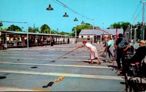 Florida Bradenton Playing Shuffleboard At Bradenton Shuffleboard Club