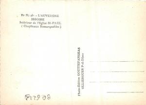 BR6223 Issoire Intereur de l Eglise St Paul  postcard  france
