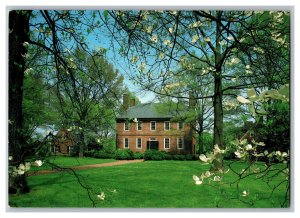 The West Front Kenmore Fredericksburg VA Virginia Postcard Continental View Card
