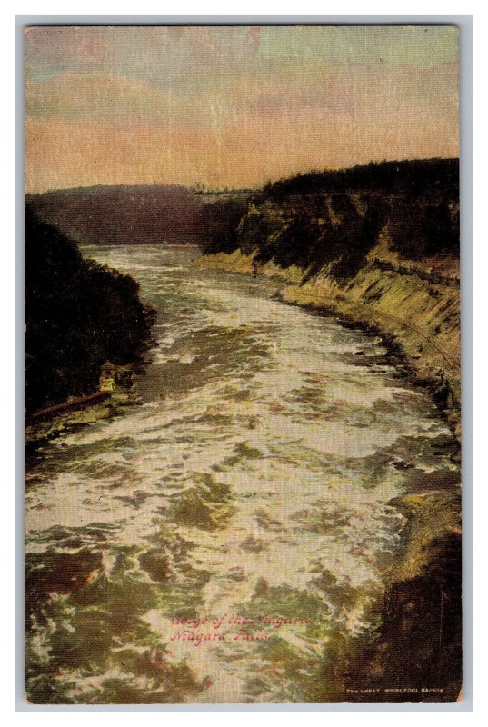Postcard NY Gorge Of The Niagara Niagara Falls N. Y. New York