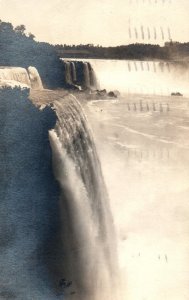 C. 1910 U.S. Side Niagara Falls  New York Real Photo RPPC Vintage Postcard P218