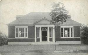 c1910 Printed Postcard; Carnegie? Memorial Library, Rye NH Rockingham County