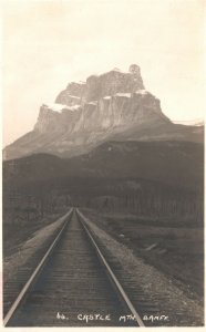 Vintage Postcard 1910's Castle Mountains Banff Alberta Canada CAN