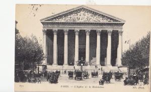 BF11644 l eglise de la madeleine chariot  paris france  front/back image