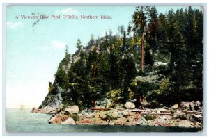 c1910 A View on Lake Pend O'Reille Northern Idaho ID Unposted Postcard