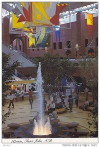 Atrium, Interior of Market Square, Saint John, N.B.,  Canada, 40-60s