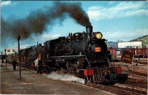 Postcard TRAIN SCENE St. Johns Newfoundland NL AN4561