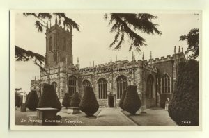 cu1270 - St Peter's Church , Tiverton , Devon - postcard