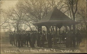 Guthrie OK Federal Grand Jury at Well #2 c1910 Real Photo Postcard
