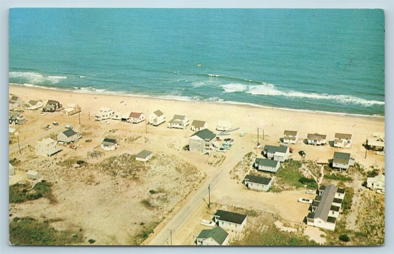 Postcard MD Fenwick Island Airview Peppers Surfside Cottages Beach Houses U8