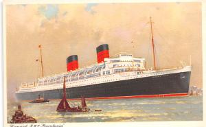 Cunard RMS Mauretania White Star Line Cunard Ship Unused 