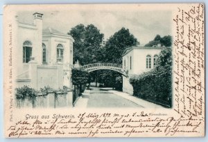 Mecklenburg-Vorpommern Germany Postcard Greetings from Schwerin 1899