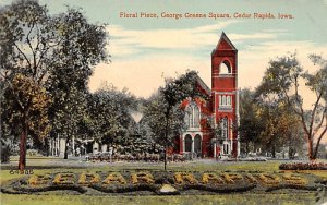 Floral Piece George Greene Square Cedar Rapids, Iowa  