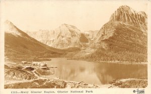 F76/ Glacier National Park Montana RPPC Postcard c1920s Many Glacier Hotel 2