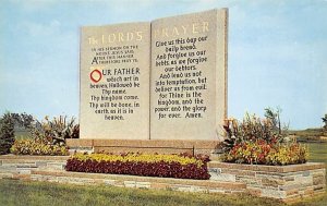 Open Bible Monument Lords Prayer at Sunset Minneapolis,  MN