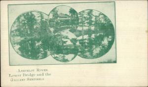 Ashuelot River NH Multi View Winchester Centennial Postcard 1903