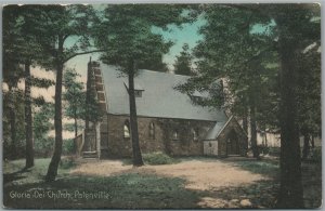 PALENVILLE NY GLORIA DEI CHURCH ANTIQUE POSTCARD