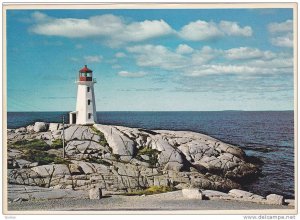 The Lighthouse at Peggy's Cove,  Nova Scotia,  Canada,   50-70s