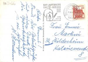 BG3466 kneipp heilbad bad lauterberg CPSM 15x9.5cm germany