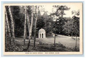 Sieur De Monts Spring Pavilion Bar Harbor Maine ME Unposted Vintage Postcard