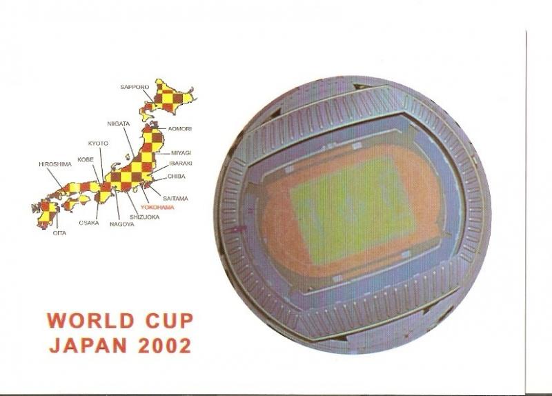 Postal 025638 : Yokohama International Sport Park. World Cup Japan 2002