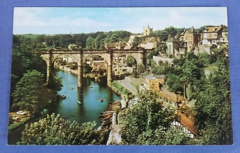 Vintage Postcard Knaresborough And The River Nidd  Yorkshire D1B