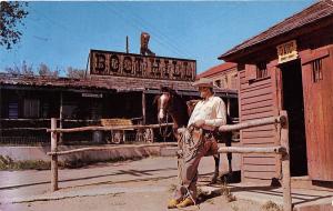 DODGE CITY KANSAS BOOT HILL~MATT DILLON GUARDS DESPARADOS IN JAIL POSTCARD 1960s