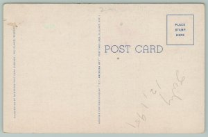 Eau Claire Wisconsin~Senior High School~c1940~Postcard