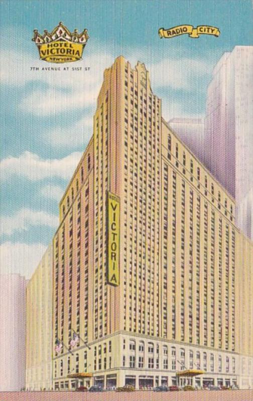 New York City Hotel Victoria 1955
