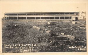 Wausau Wisconsin 1910s RPPC Real Photo Postcard Forest Lawn Poultry Farm