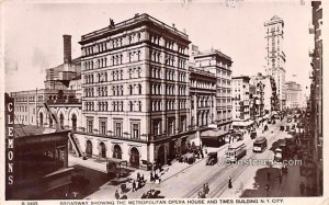 Broadway Showing the Metropolitan Operan House - New York City, NY