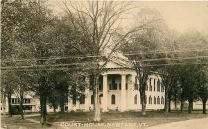Court House Newfane Vermont 1920s RPPC Photo Postcard 12430