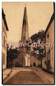 Old Postcard Ile De Re Cloche D'Ars En Re