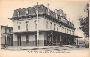 Abilene Kansas Pacific House Vintage Postcard AA30974