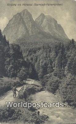 Eingang Ins Hollental Garmisch partenkirchen Austria Unused 