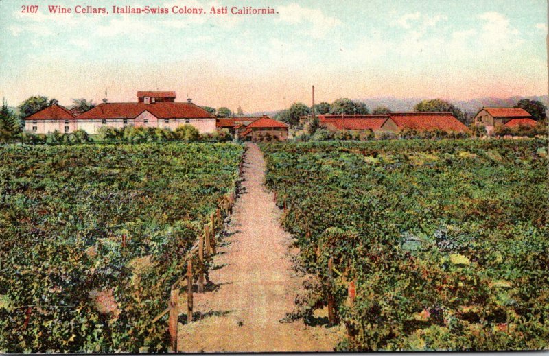 California Asti Italian Swiss Colony Wine Cellars