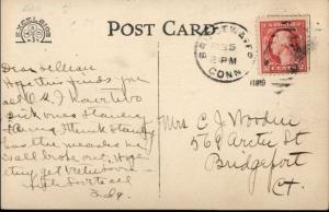 Bridgewater CT Hatch Residence c1910 Postcard