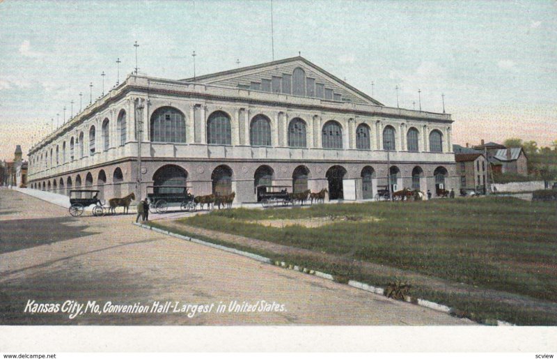 KANSAS CITY , Missouri , 1900-10s ; Convention Hall