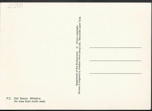 Wiltshire Postcard - Aerial View of Old Sarum  LC6322