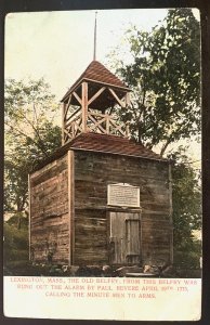 Vintage Postcard 1906 Old Belfry, Paul Revere's Call, Lexington, Massachusetts