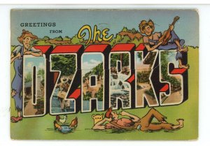 MO - Ozarks. Folder © 1945 Narrative & 18 Views
