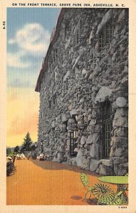 Front Terrace Asheville, North Carolina NC Postcard