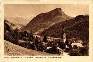 CPA MIEUSSY La Pointe d'Archet et le Mont-Blanc (336989)