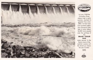 Washington The Grand Coulee Dam 1950 Real Photo