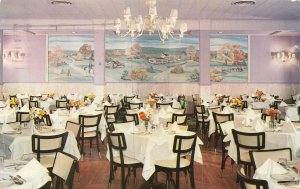 Vintage Far Hills Inn Suburban Room Postcard Somerville New Jersey Postmarked